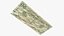 Billet de vingt dollars froissé