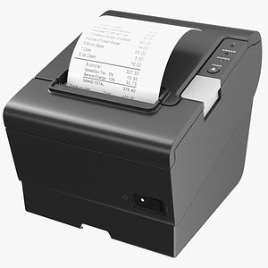 3D Receipt Cash Register