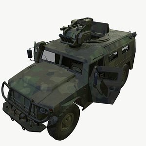Gaz Tigr-M  with  Arbalet-DM turret
