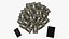 Black Tarot Cards Scattered