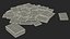 Black Tarot Cards Scattered