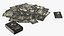 Black Tarot Cards Scattered