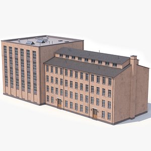 3D Residential Building 2 PBR model