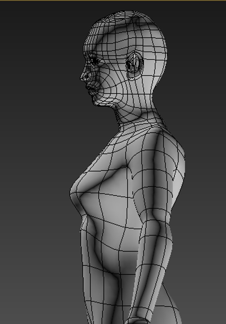 Base Mesh Human Body 3D Model - TurboSquid 1179624