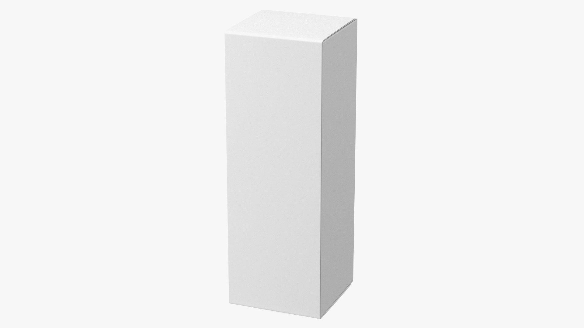 Packaging White Eye Drops 3D model preview