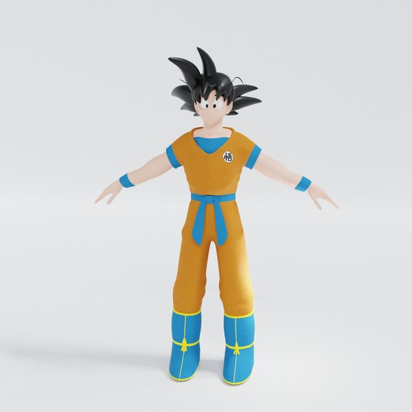 Goku Pose - 3D model by Krlts (@Krlts) [b4ccb1b]