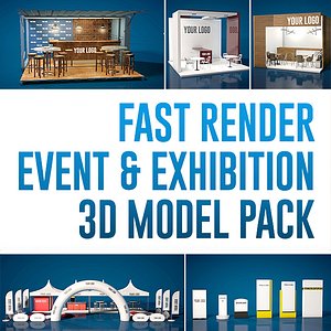Event and Exhibition 3d Model Pack