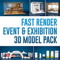 Event and Exhibition 3d Model Pack