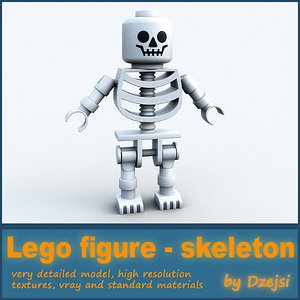Lego character - skeleton