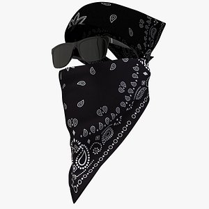 Face Mask And Kerchief Cover Head Bandanas