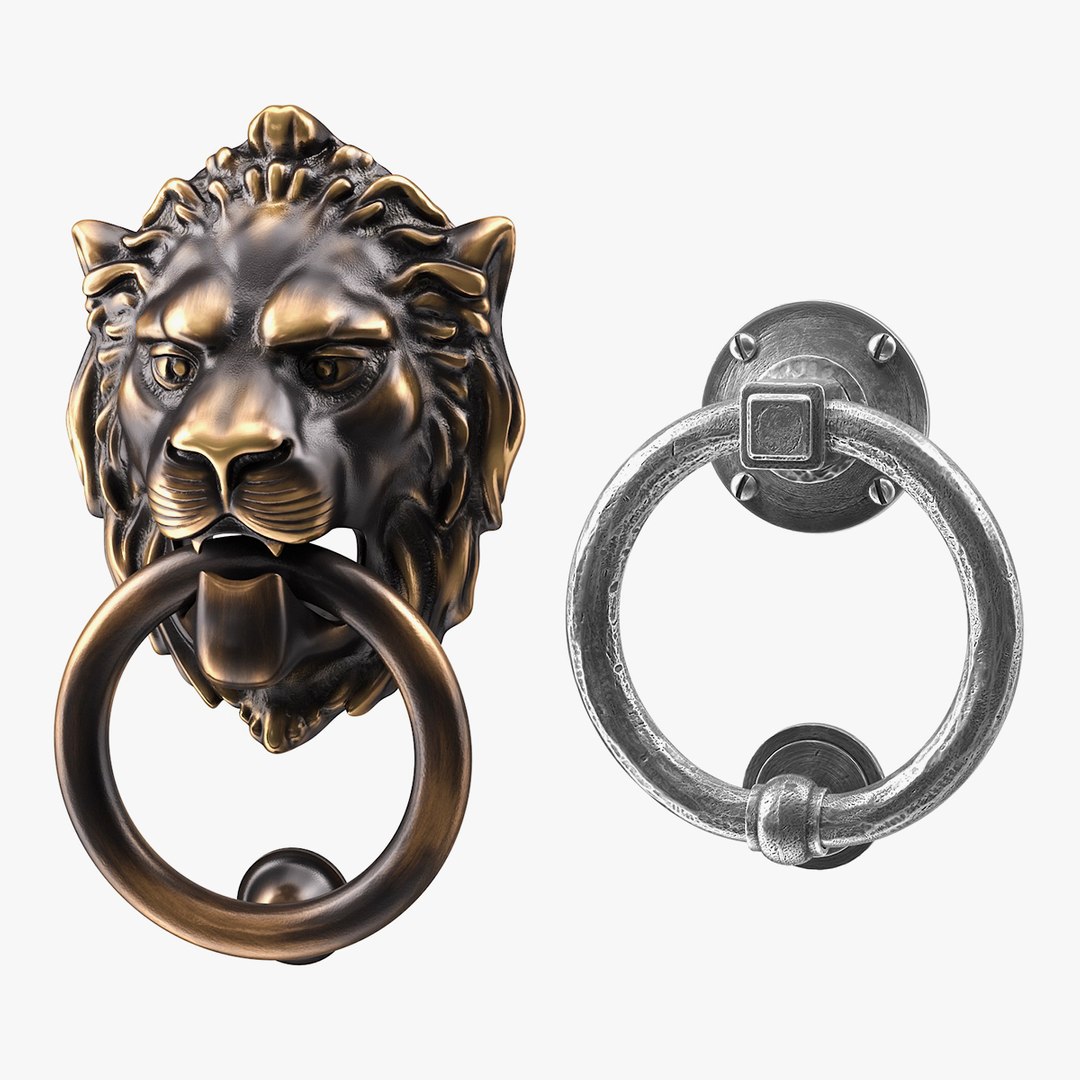 Door Knockers Collection 3D model preview