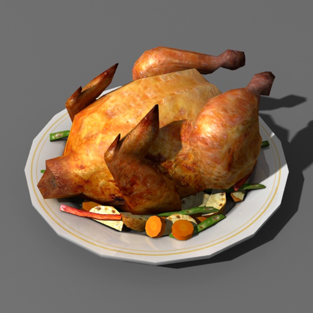 3d Chicken Model