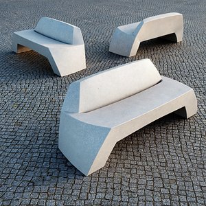 3d bilbao public bench escofet