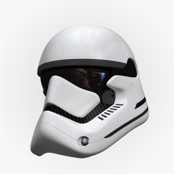 stormtrooper helmet 3d model