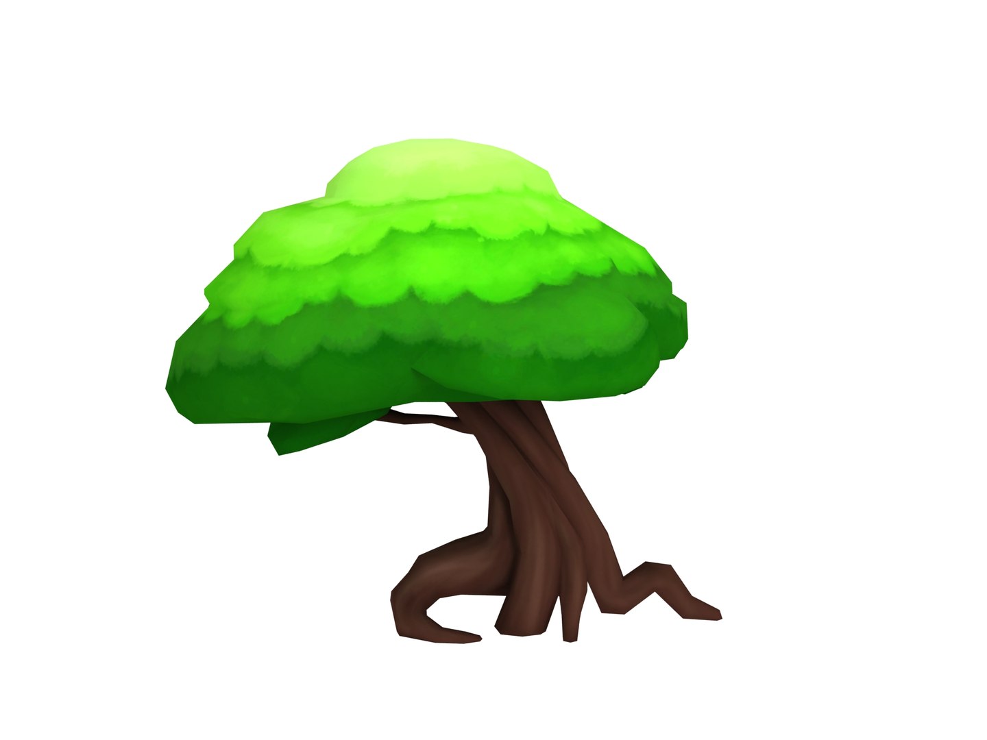 Cartoon Tree 3D Model - TurboSquid 1199695