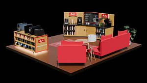 3D model CoffeeStand