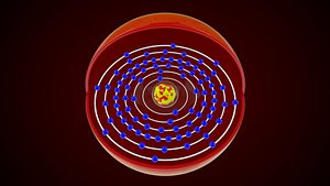 3D Radon Chemical Element model