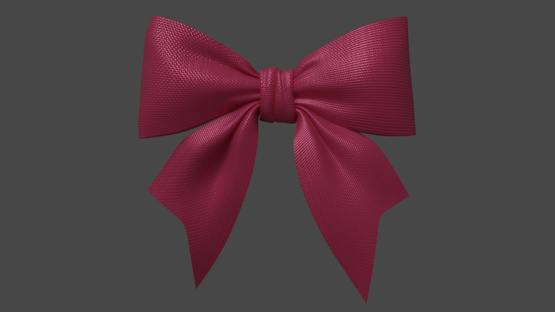 Gift ribbon model TurboSquid 1645591