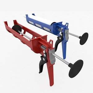 3D Silicone Gun Pistol model