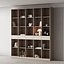 505 libreria e scaffale 11 japandi legno con decoro 03