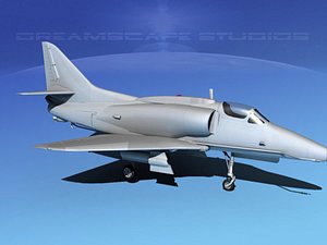 Douglas A-4G Skyhawk Bare Metal