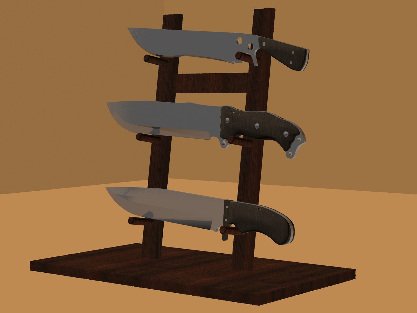 Set knives 3D model - TurboSquid 1224872