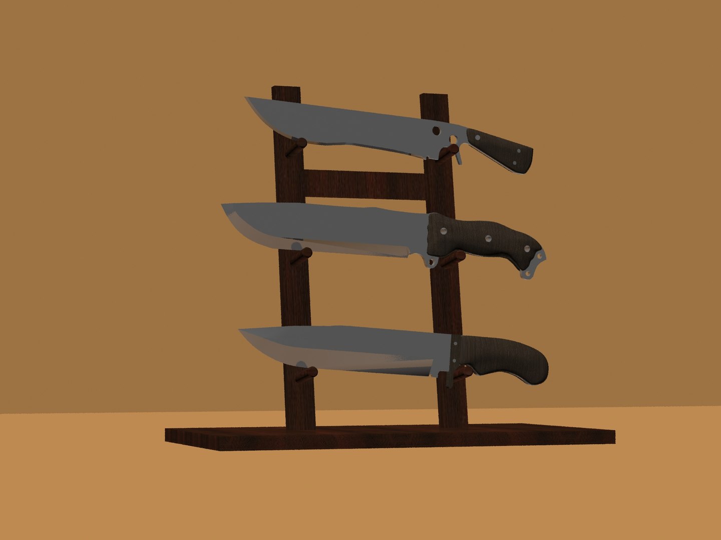 Set knives 3D model - TurboSquid 1224872