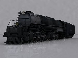 locomotive steam large 3d model