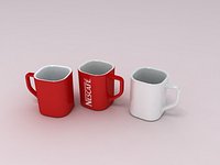 Nescafe Coffee empty Cup