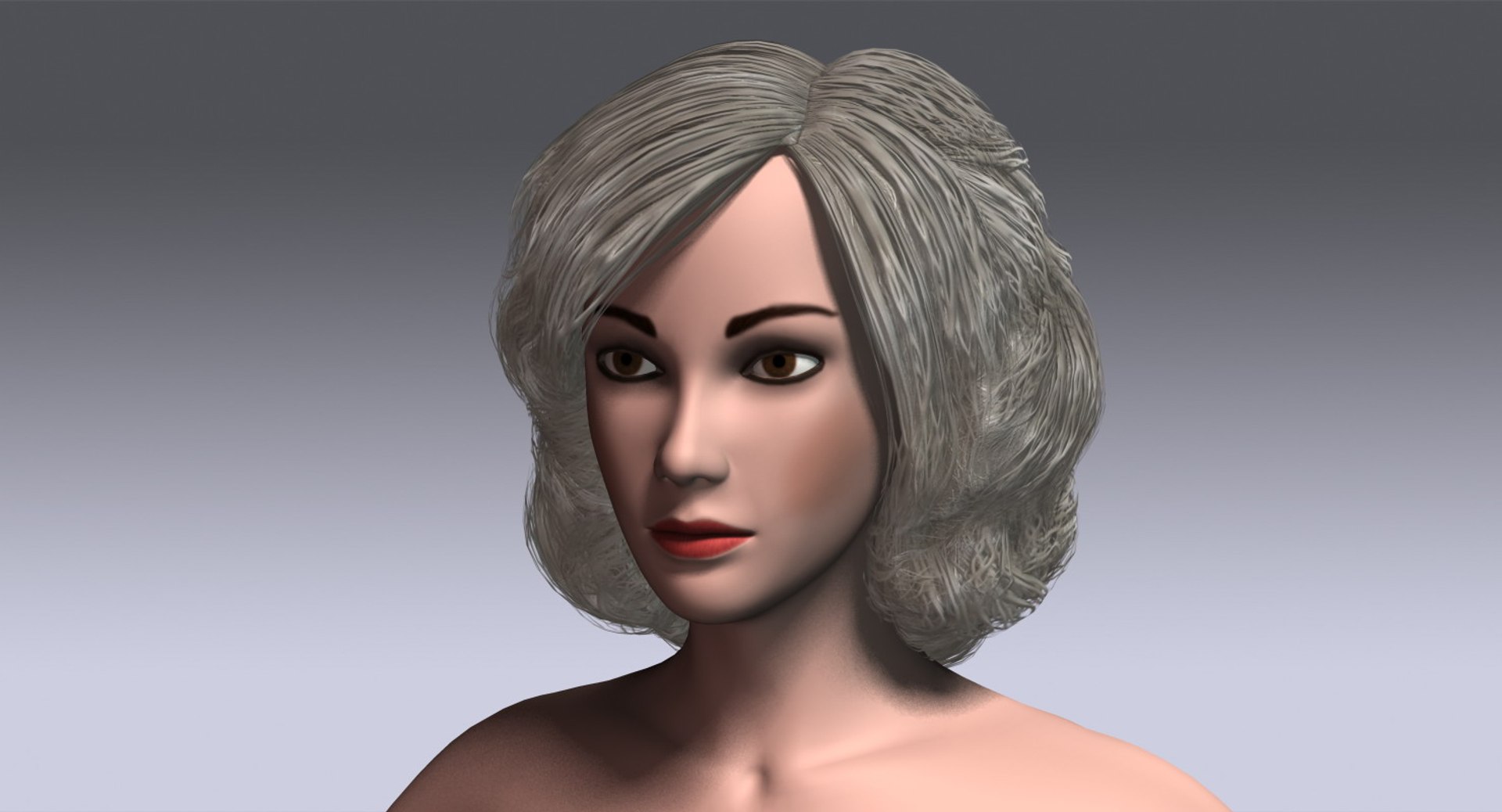 Hairstyle 13 Hair Model - TurboSquid 1363513
