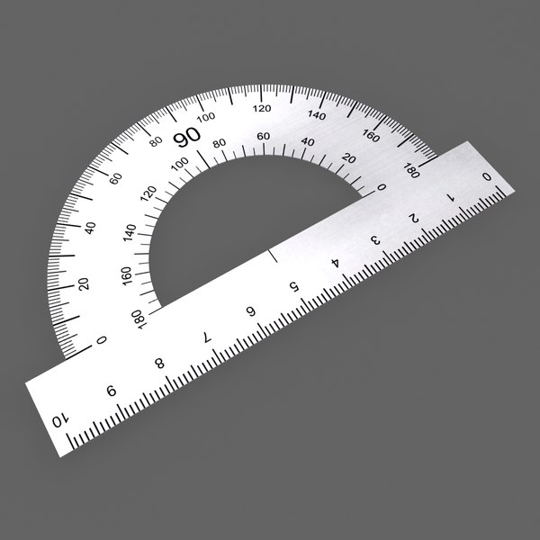 3d measuring rulers model