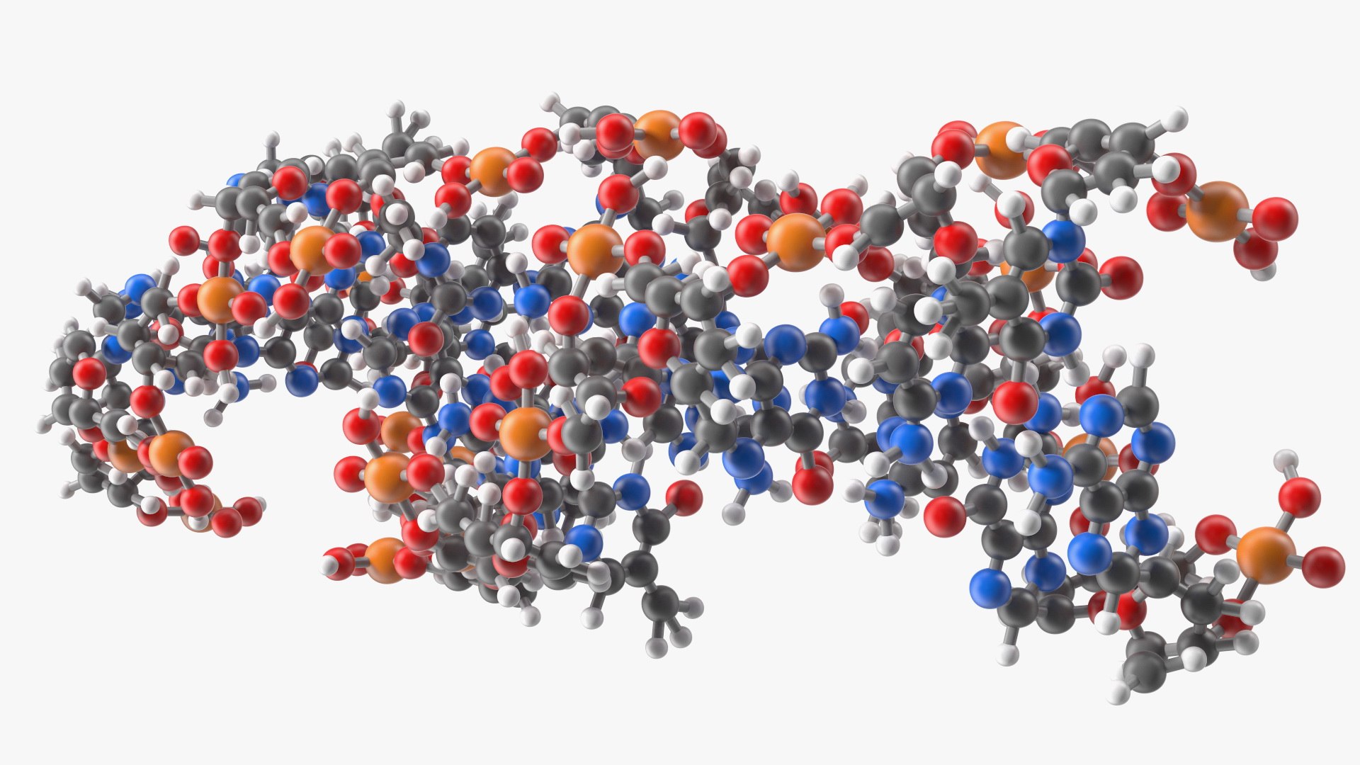 3D Z Form Deoxyribonucleic Acid Structure - TurboSquid 1836547