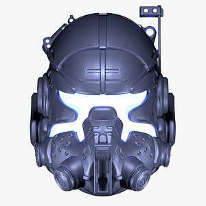 泰坦陨落飞行员头盔-杰克库珀高聚3D