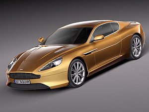 aston martin virage 2012 3d lwo