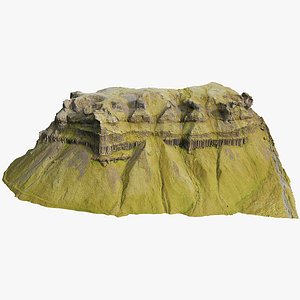 Mountain Cliffs Module - 3D PBR Model 3D model