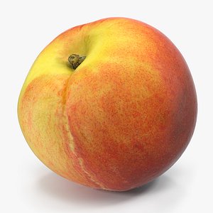 peach 3D model