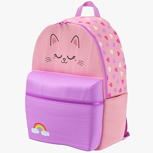 Girls Backpack 3D model