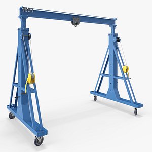 Mobile Gantry Frame Blue