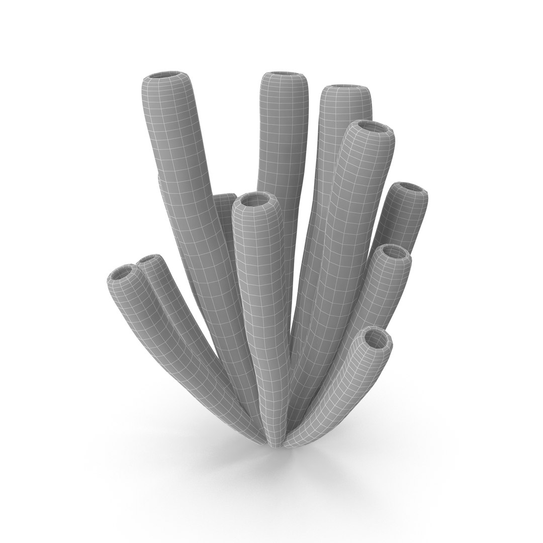 3D Purple Tube Sponges - TurboSquid 2235537