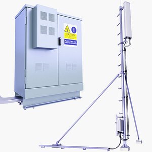 Roof Phone Tower Station 64 and Base Station Box SET