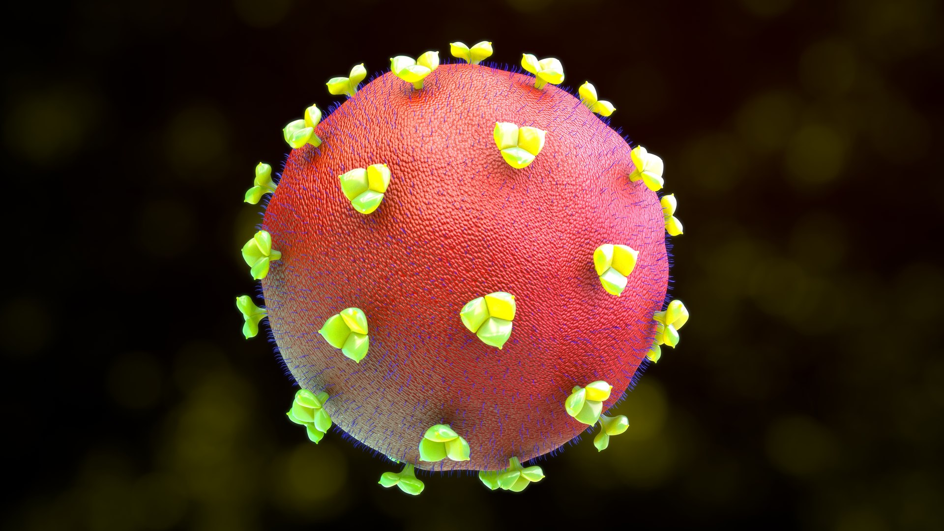 3D Model Hiv Virus - TurboSquid 2209600