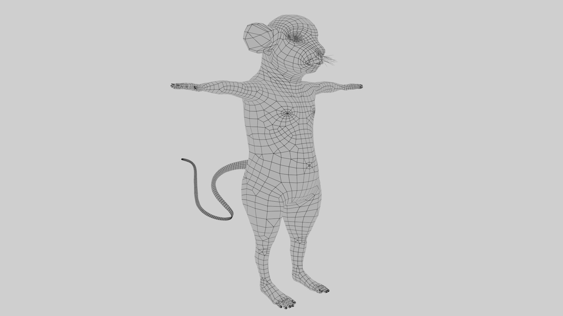 Cartoon Mouse - Rat Human Rigged Character 3D - TurboSquid 1854088