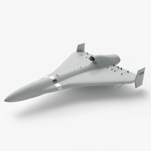 3D модель Дрон Шахед-238 с реактивным двигателем - TurboSquid 2202887