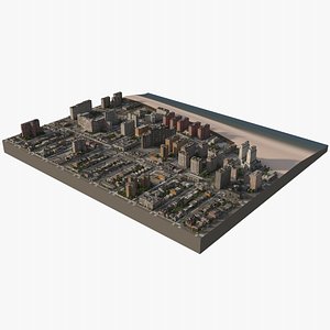 City 3D model
