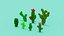 Set di cactus Voxel