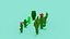Set di cactus Voxel