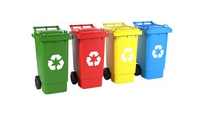 3D model Plastic Recycle Bin