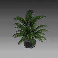 Flowerpot low poly