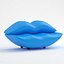 Sofa Lips w kolorze niebieskim