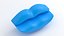 Sofa Lips w kolorze niebieskim